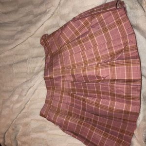 plaid skirt